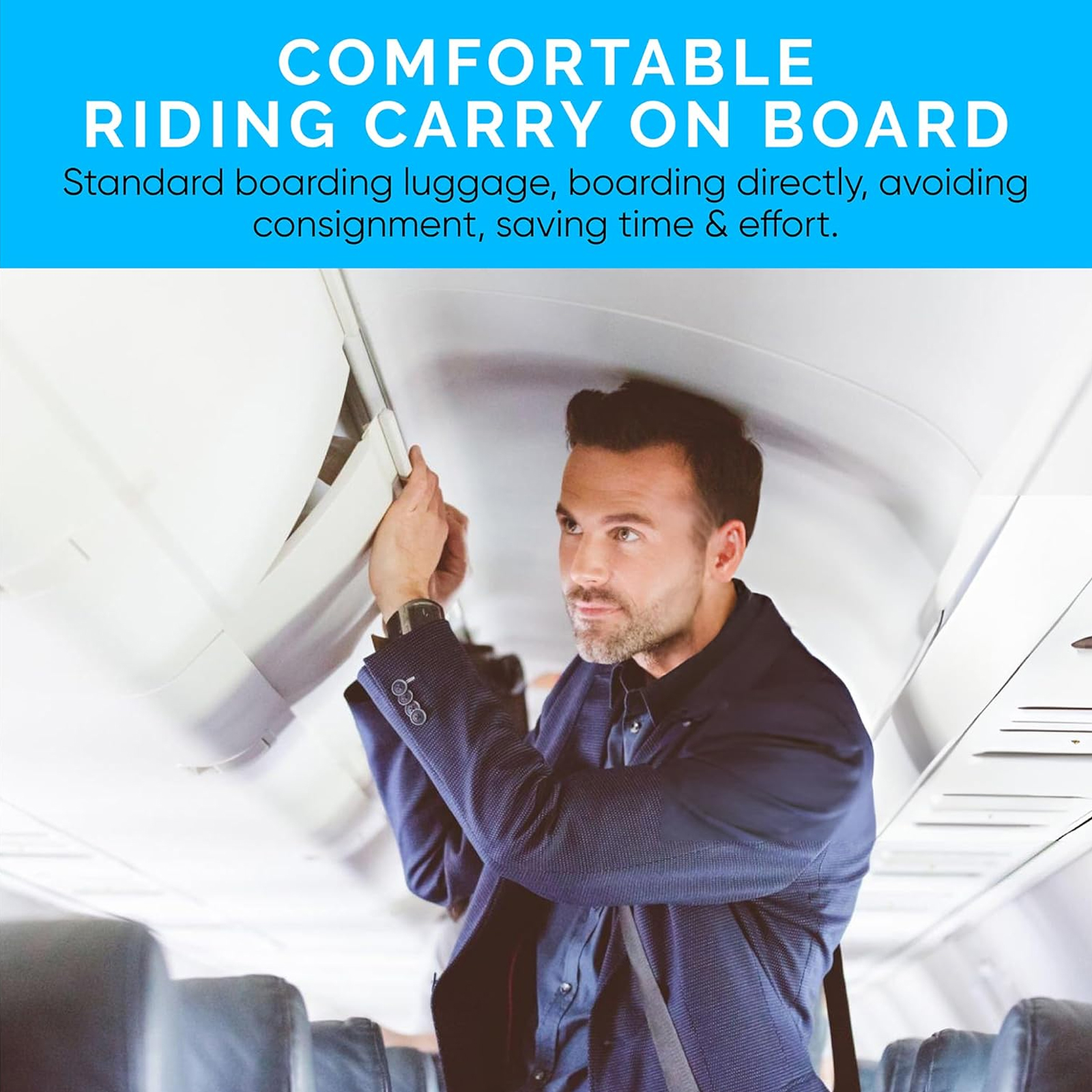 Waterproof USB Charging Suitable Smart Luggage for Rainy Destinations Beach Trips - Image 2